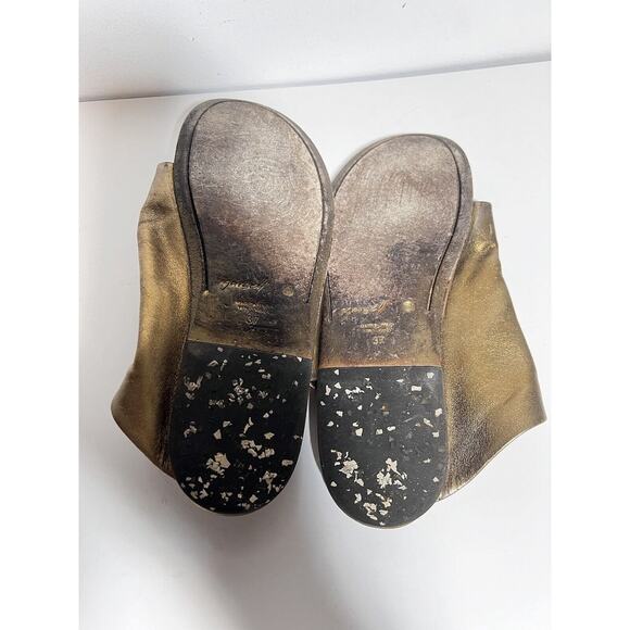 Marsell EUC Metallic Leather Arsella Flip Flop Flat Sandal Size 37 EU 7 US $765 - Picture 7 of 7